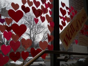 Missoula Public Library's "Wall of Love"
