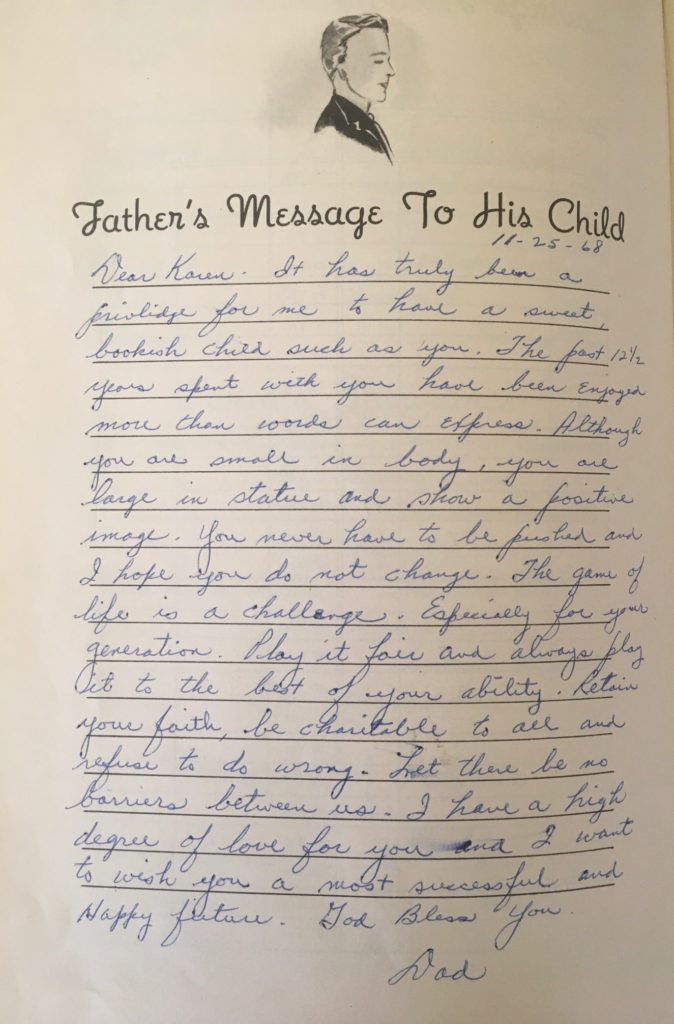 Father's Message To His Child 1968