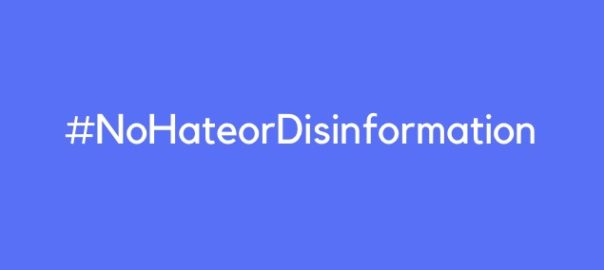 #NoHateorDisinformation