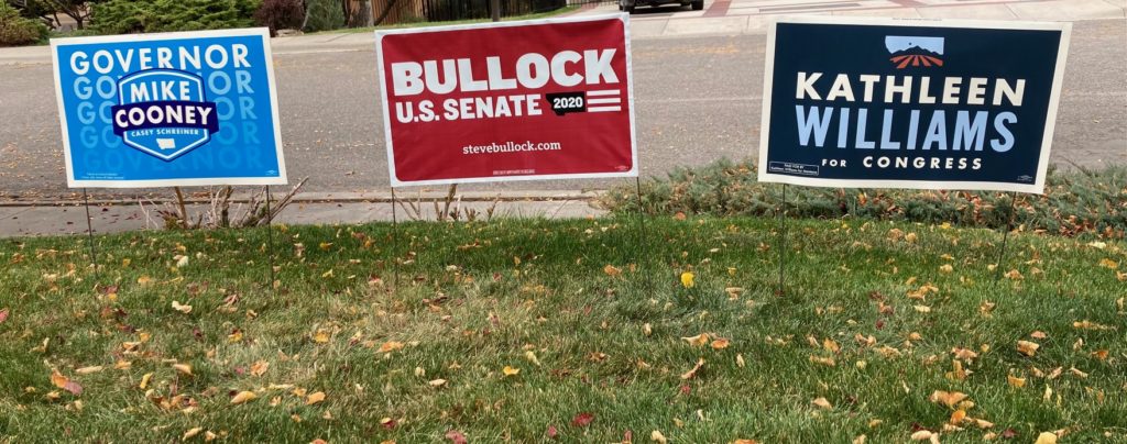 Cooney. Bullock. Williams. Montana's 2020 election.