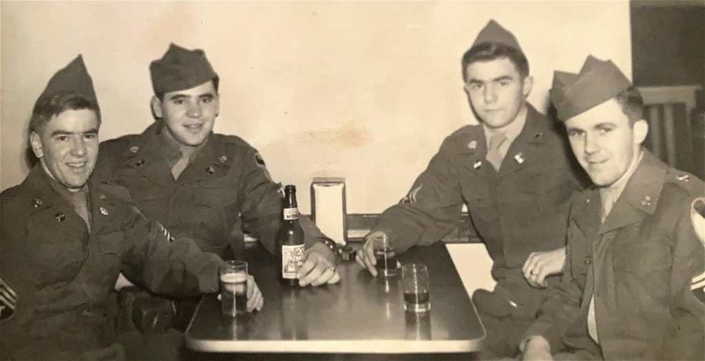 Dan Antonietti and buddies--82nd Field Artillery, 1st Calvary Division, Japan.